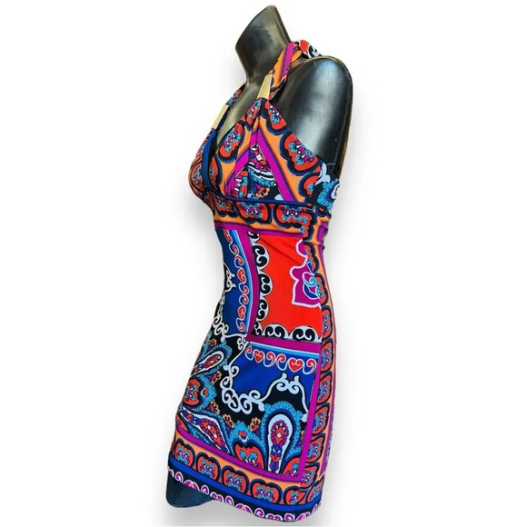 Cache Multicolor Abstract Boho Dress - Picture 4 of 7